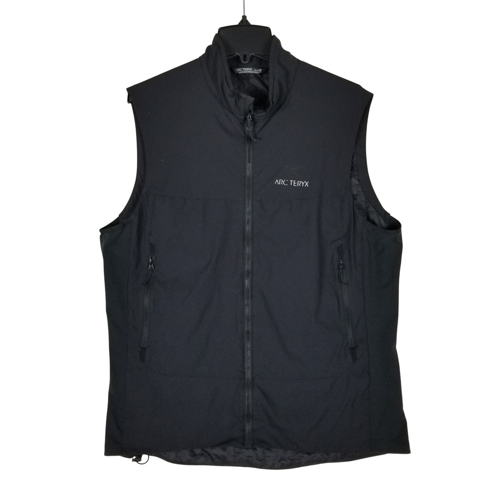 Arc'teryx Vest Men L Black Insulated Full Zip Core Warmth Gorpcore Outdoor